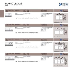 Nerezový dřez Blanco CLARON 5 S-IF hedvábný lesk pravý