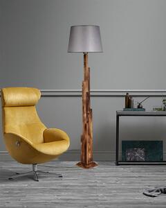 ASIR Stojací lampa LAMBADER hnědá šedá