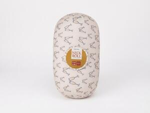 Cestovní polštářek CHEERS NECK ROLL 30x15 cm, bílý