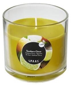 Vonná svíčka ve skle SOUTHERN CITRUS 8,5 cm žlutá