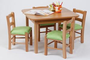 Dřevěná dětská židle APOLENKA – více barev
