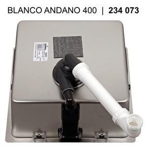 Nerezový dřez Blanco ANDANO 400 IF nerez hedvábný lesk
