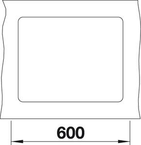 Blanco SUBLINE 500 F InFino Silgranit antracit bez táhla
