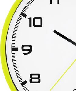 Designové plastové hodiny Magit - světle zelené