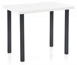 Jídelní stůl MODEX 2 –⁠ 90x60x75, kov/dřevo, bílá