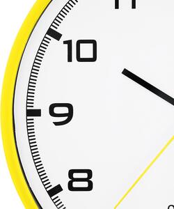 Designové plastové hodiny Magit - žluté