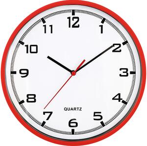 Designové plastové hodiny červené MPM E01.2478