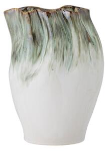 Bloomingville Kameninová váza NISHA v.30 cm zelená