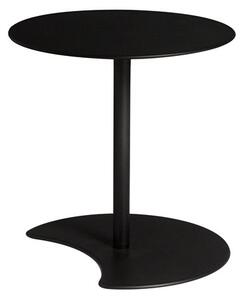 Tribu Hliníkový odkládací stolek Drops, Tribu, kulatý 40 cm, výška nohou v balení 30/40/50 cm, rám a deska lakovaný hliník linen