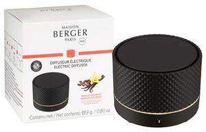 Maison Berger Paris Bezdrátový elektrický difuzér Nomade s náplní Gurmánská vanilka p. 8 cm černý