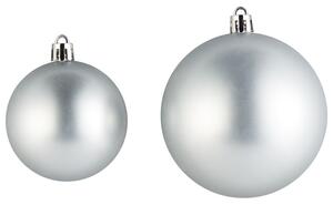 LIVARNO home Vánoční ozdoby, 50 kusů (stříbrná/šedá) (100355144001)