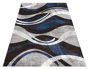 Makro Abra Kusový koberec moderní OTTO 01 modrý šedý Rozměr: 120x170 cm