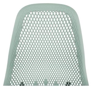 Jídelní židle TEGRA TYP 2 – plast, kov, více barev Zelená