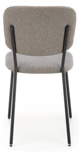 Jídelní židle K423 šedá / černá