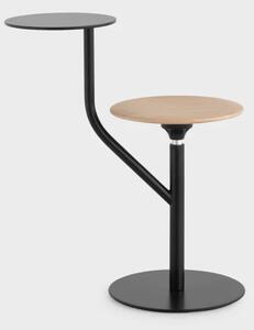 LAPALMA - Barová židle AARON S436 s dřevěným sedákem - 52 cm