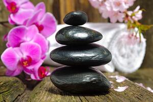 Fototapeta Zen relaxační kameny