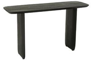 -25 % Dny MOMENTI– J-line Černý dřevěný toaletní stolek Acacia 130 x 76,2 cm