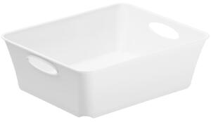 XL - Úložný box Rotho LIVING, 30x22x13,5cm, (5l) bílý