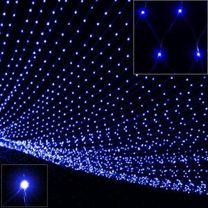 Goleto Vánoční LED sít´1,2 x 1,2 m | modrá 100 LED