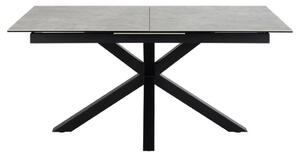 Actona Jídelní rozkládací stůl Heaven 168/210 cm šedý/černý