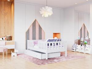 Dětská postel Lilly 3 s úložným prostorem - 90 x 200 cm - přírodní