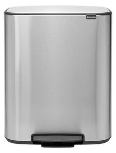 Brabantia odpadkový pedálový koš Bo 2x30L, matná ocel FPP