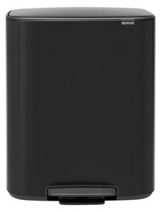 Brabantia odpadkový pedálový koš Bo 2x30L, matná černá