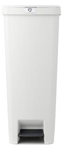 Brabantia plastový odpadkový pedálový koš StepUp - 40 L, světlešedá