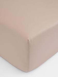 MK Lůžkoviny Saténové prostěradlo Diana 90 × 200 cm - cappuccino