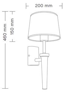 KANDELA - Nástěnná lampa SZPILKA 2
