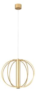 Redo Závěsné LED svítidlo MOSS, 41W, ø 50 cm, 3000K stmívatelné Barva: Zlatá