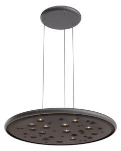 Redo Závěsné LED svítidlo NEBA 48,5W, ø 73 cm, 3000K stmívatelné Barva: Černá, Barva světla: 3000K