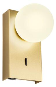Redo Nástěnné LED svítidlo NORMA 5W, v. 15 cm, CRI90 Barva: Zlatá, Barva světla: 3000K