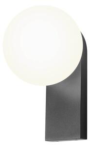 Redo Nástěnné LED svítidlo OPALE 9,5W, v. 218 mm, TRIAC, IP44 Barva: Černá, Barva světla: 2700K