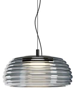 Redo Závěsné LED svítidlo ONDULA 20W, ø 41 cm, CCT 2700-3000K Barva: černá kouřová