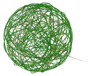 LED 3D designová koule Galax Fun, Ø 30 cm, zelená