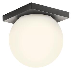 Redo Nástěnné/stropní LED svítidlo OPALE, 12W, ø 135 mm, TRIAC, IP44 Barva: Černá, Barva světla: 2700K