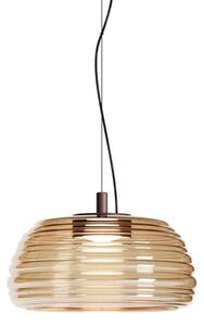 Redo Závěsné LED svítidlo ONDULA 18W, ø 32 cm, CCT 2700-3000K Barva: Kávová-oranžová