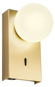 Redo Nástěnné LED svítidlo NORMA 5W, v. 15 cm, CRI90 Barva: Zlatá, Barva světla: 2700K