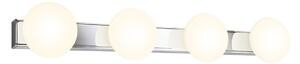 Redo Nástěnné/stropní LED svítidlo OVUM, 20W, š. 60 cm, CCT 3000-4000K, IP44 Barva světla: Chrom