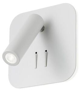 Redo Nástěnné LED svítidlo QUDA 9W, 13x13 cm, nestmívatelné Barva: Bílá, Barva světla: 3000K