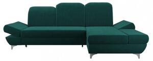 Rozkládací sedačka s úložným prostorem SYLVIA - zelená