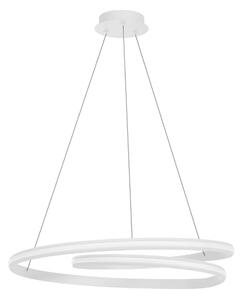 Redo Závěsné LED svítidlo TORSION, 60W, ø 75,2 cm, 3-step, 2700-4000K Barva: Bílá