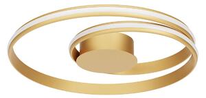 Redo Nástěnné/stropní LED svítidlo TORSION, 40W, ø 56 cm, 3-step 2700-4000K Barva: Zlatá