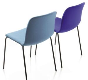 Fornasarig - Čtyřnohá čalouněná židle LINK Shell