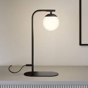Lucande Rama LED stolní lampa, skleněné stínidlo