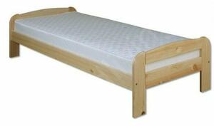 Dřevěná postel 80x200 LK122 (Barva dřeva: Surová (bez moření))
