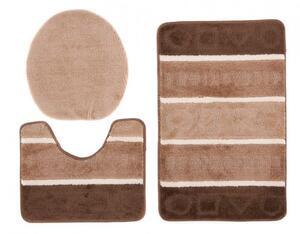 Sada koupelnových koberečků MULTI C5015 hnědý CAMEL FIGURY