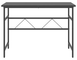 Psací stůl / PC stůl Fulton - 105 x 55 x 72 cm - MDF a kov | černý