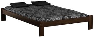 Dřevěná postel Ada 120x200 + rošt ZDARMA (Barva dřeva: Ořech)